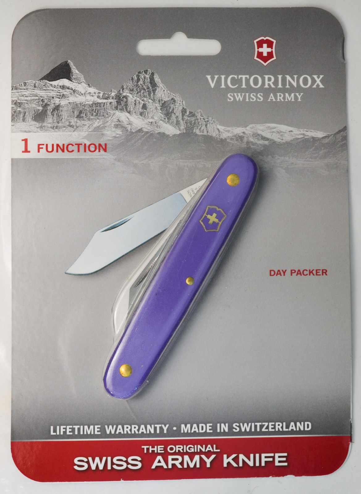Victorinox Day Packer Swiss Army knife (purple)- retired, new pkg NIP #2465