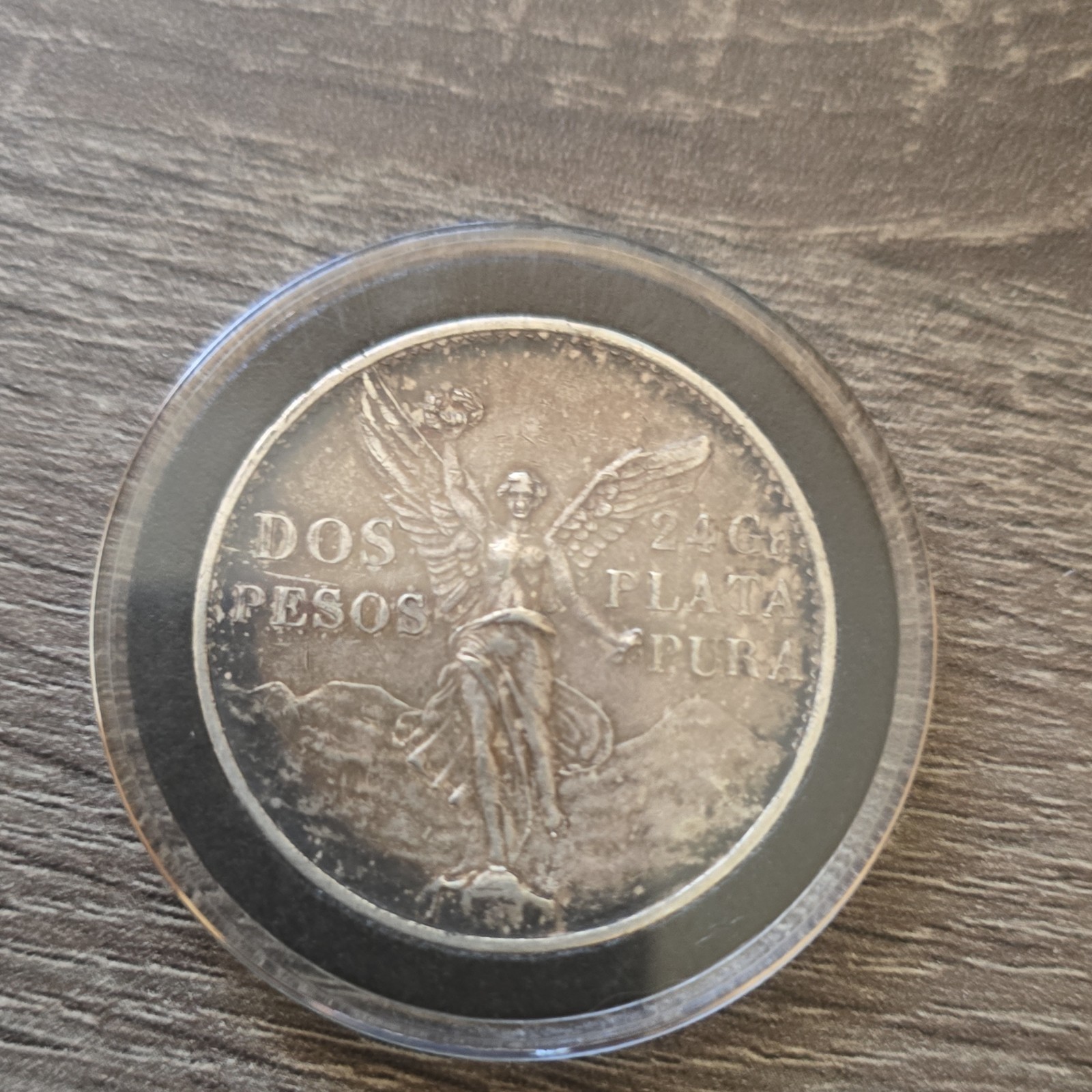 1921 Mexico 2 Pesos Silver Coin .925 Fineness BN Uncertified Mexican Currency