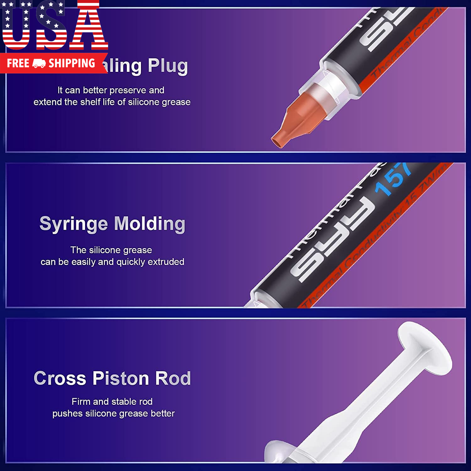 Thermal Paste, 2 Grams CPU Paste Thermal