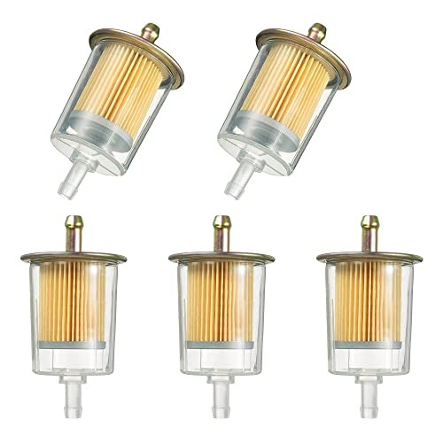 5/16" Universal Fuel Filters Industrial Tractors Cars Trucks Motorcycles 5-PACK