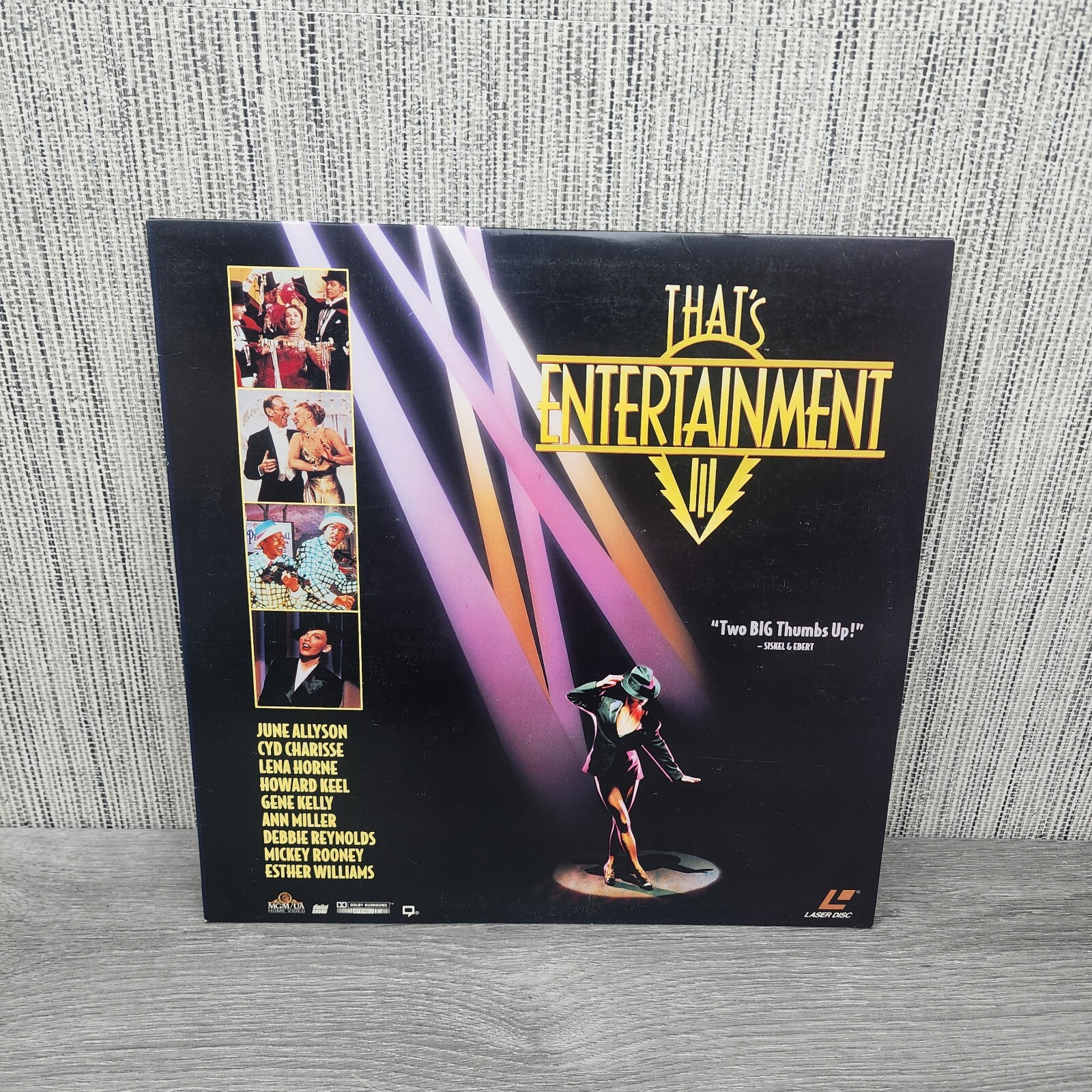 "That's Entertainment! III" MGM Home Video Laserdisc LD