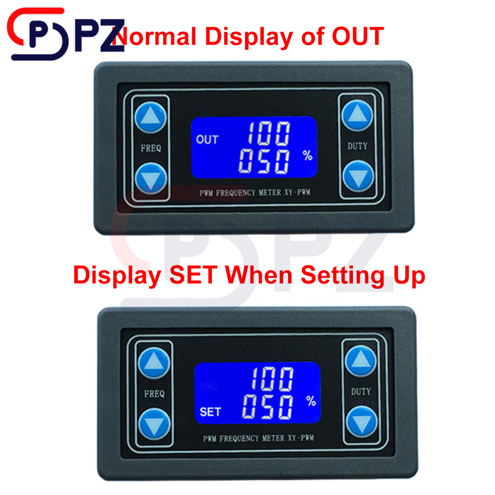 XY-PWM Signal Generator PWM Pulse Frequency Cycle Adjustable Module LCD Display