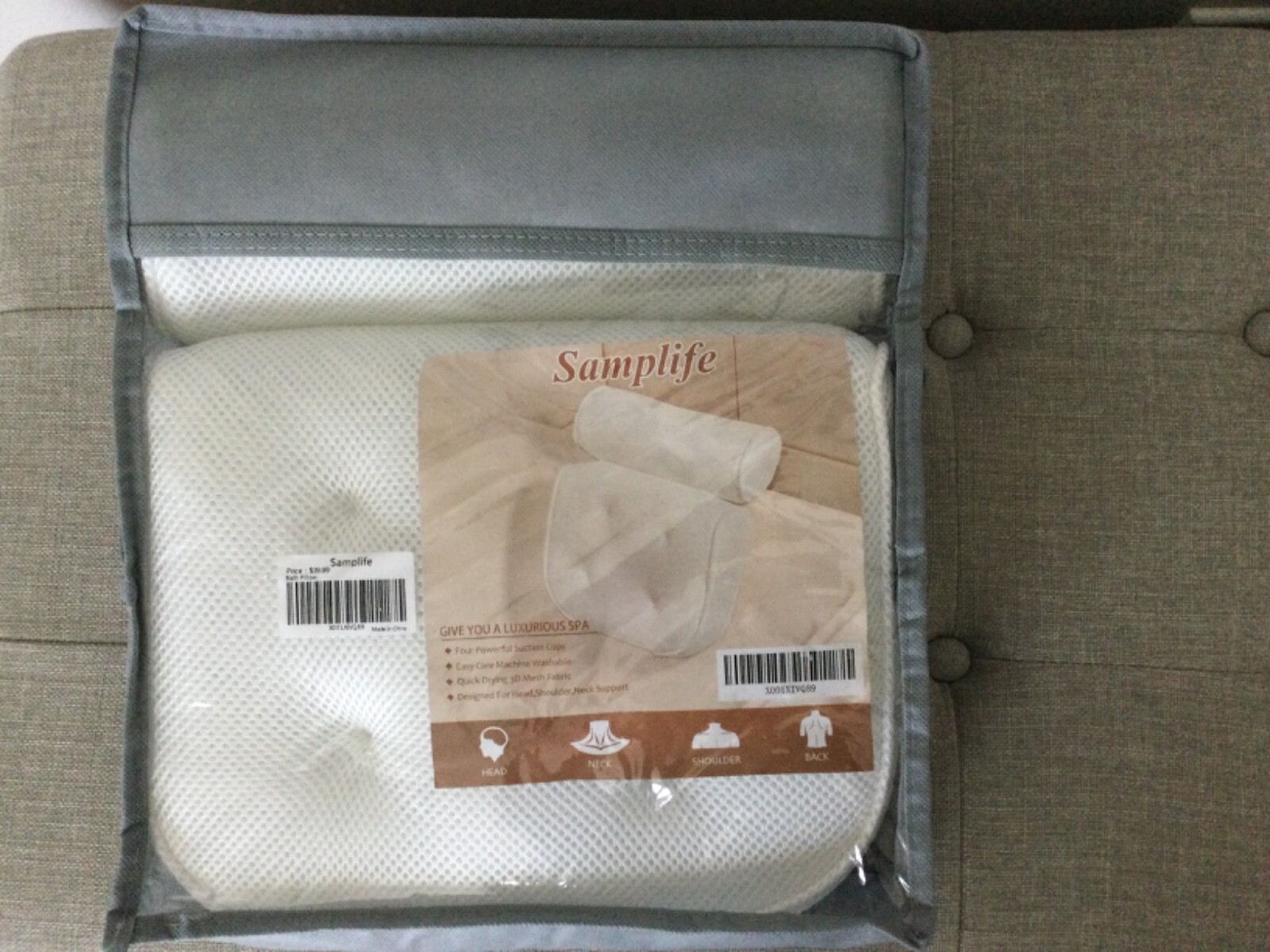 Samplife Bath Pillow