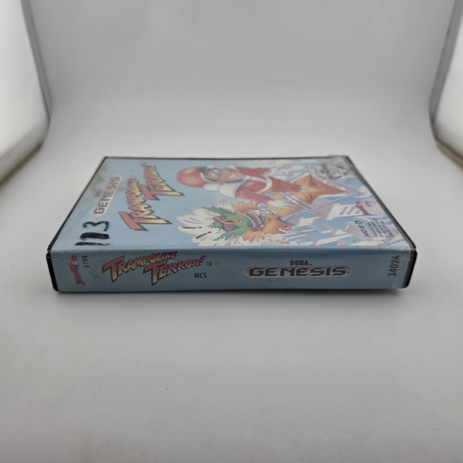 Trampoline Terror - Case Only - Sega Genesis - Authentic (No Game)