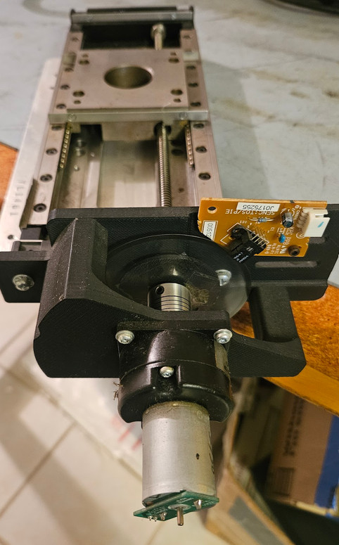 Newport Linear Translation Stage with DC motor and optical encoder