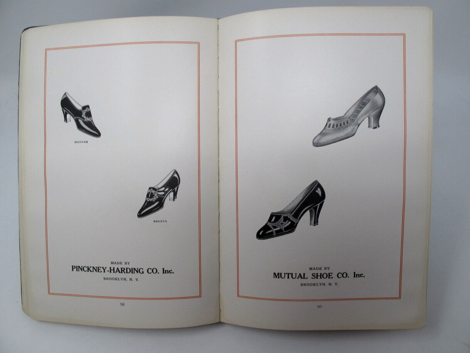 1925 Style Guide Reference Book Shoe Manufacturing Industry Metropolitan Names