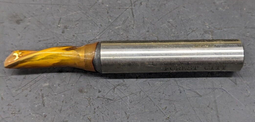 Forest City Spiral Router 5/16" CD Down Cut HSS 1/2" Shank Single Flute USA