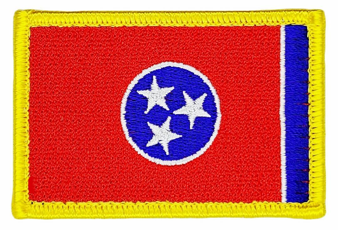 Tennessee State Flag Morale Patch [Hook Fastener -3.0 X 2.0 - TN8]