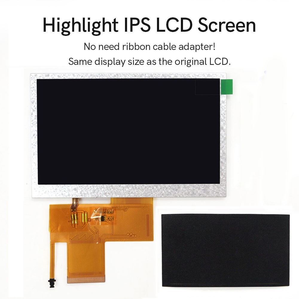Highlight Backlight IPS LCD Screen Kit With No need ribbon cable For PSP 1000