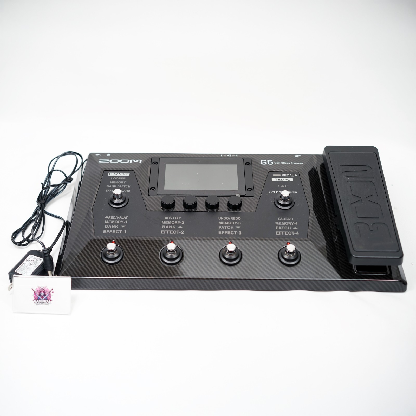 ZOOM G6 Guitar Multi-Effects Processor Pedal Amp Modeling w/ Case Unused Japan