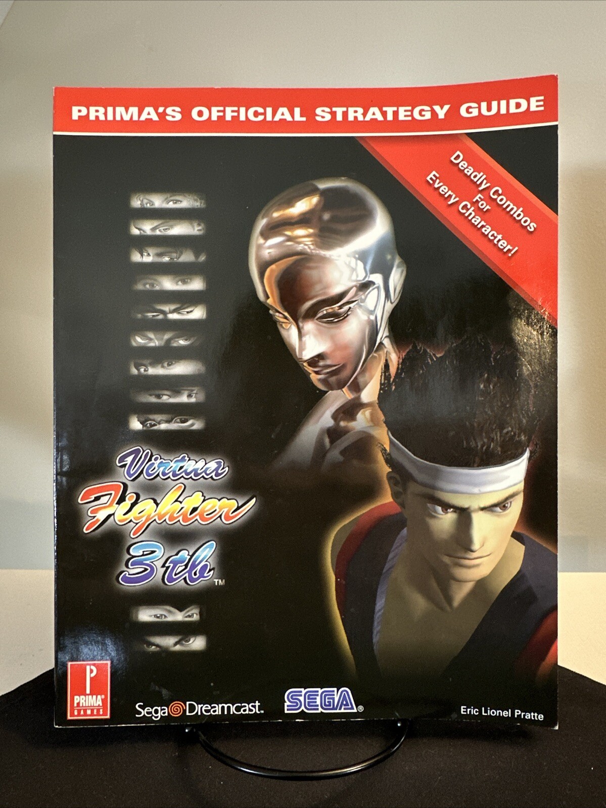 Virtua Fighter 3tb Prima Official Strategy Guide SEGA Dreamcast VERY FINE+/VF!