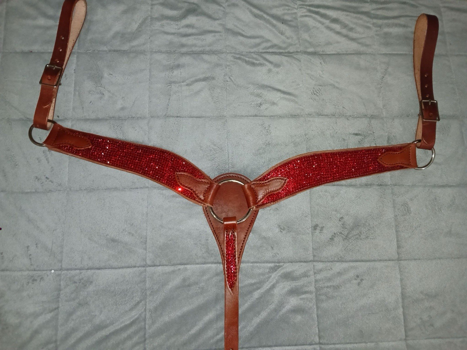 Custom Bedazzled Breast Collar!❤️