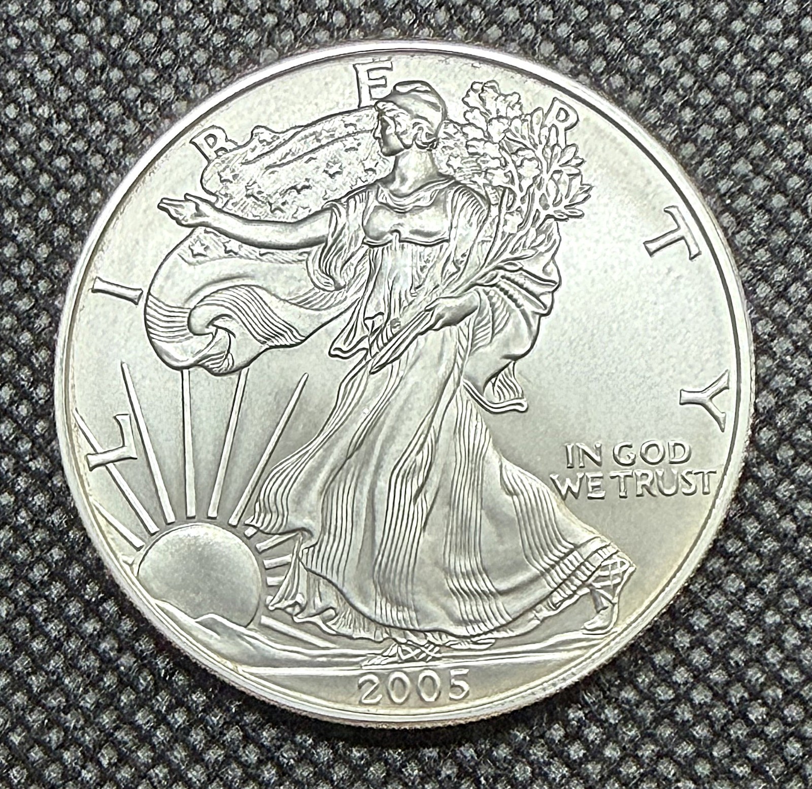 2005 American Silver Eagle Coin 1 oz $1 - BU