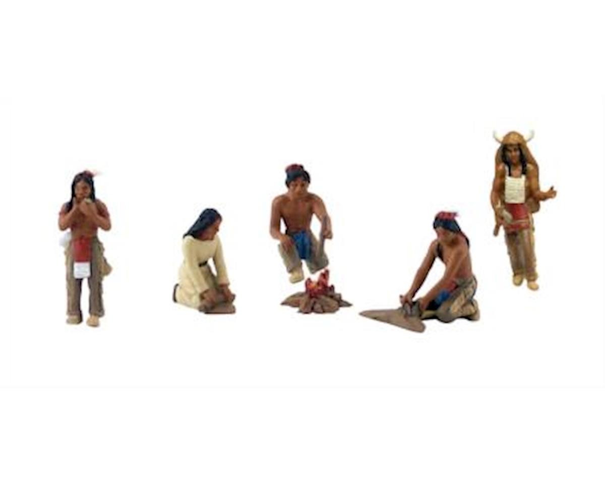 Woodland Scenics Scene-A-Rama Scene Setters Native Americans (6) [WOOSP4443]