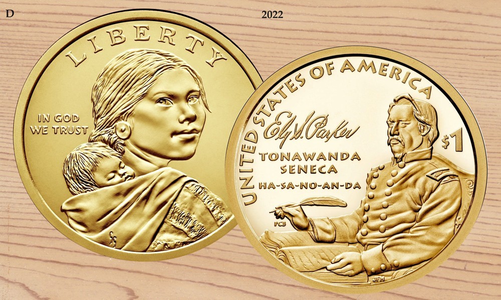 2022 D Native American / Sacagawea Golden Dollar BU 1-Coin