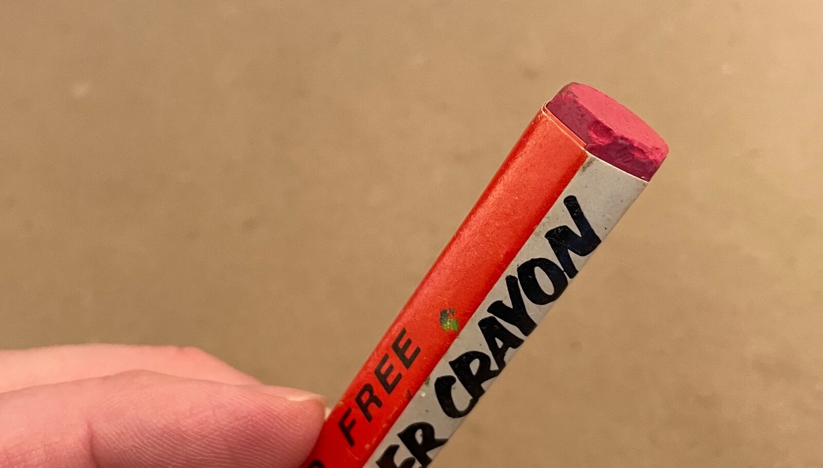 Markal Red/Pink Lumber Crayon - Used
