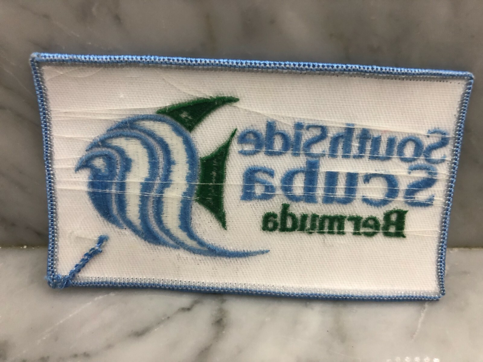 SOUTH SIDE SCUBA BERMUDA PATCH 4,5" x 2,5" A1