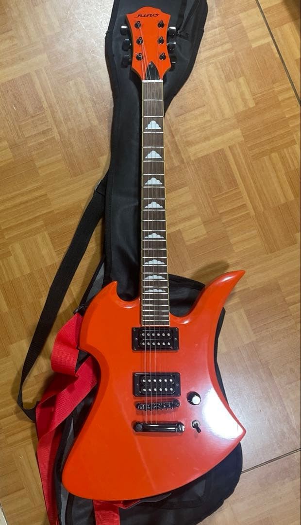 Rare Juno Mockingbird Electric Guitar Orange