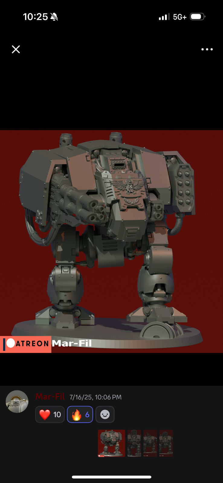 Grimdark Dreadful Ballistic Robot