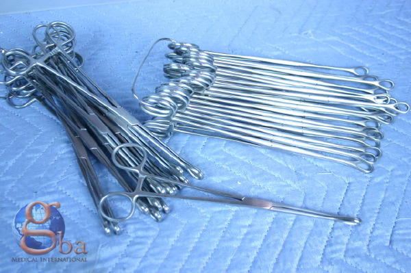 FORCEPS SWAB FOERSTER SERRATED STR 10.0" Germany Princeton Stainless 16.170.25