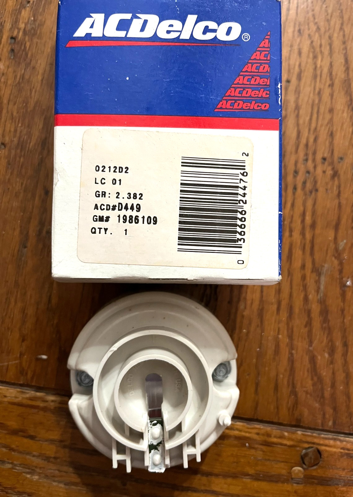 Genuine ACDelco D449 GM 1986109 Engine Distributor Ignition Rotor