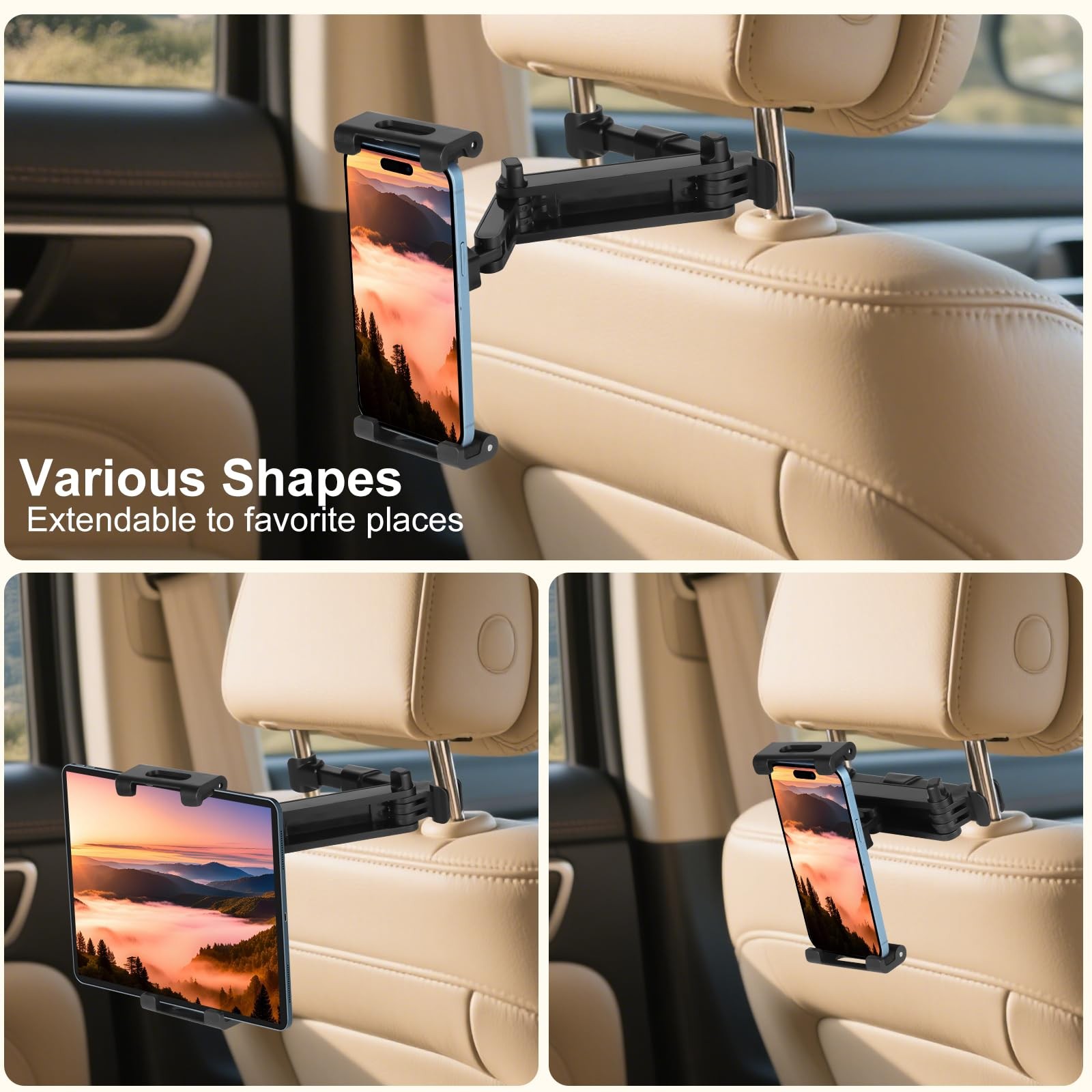 Soporte para tableta para coche