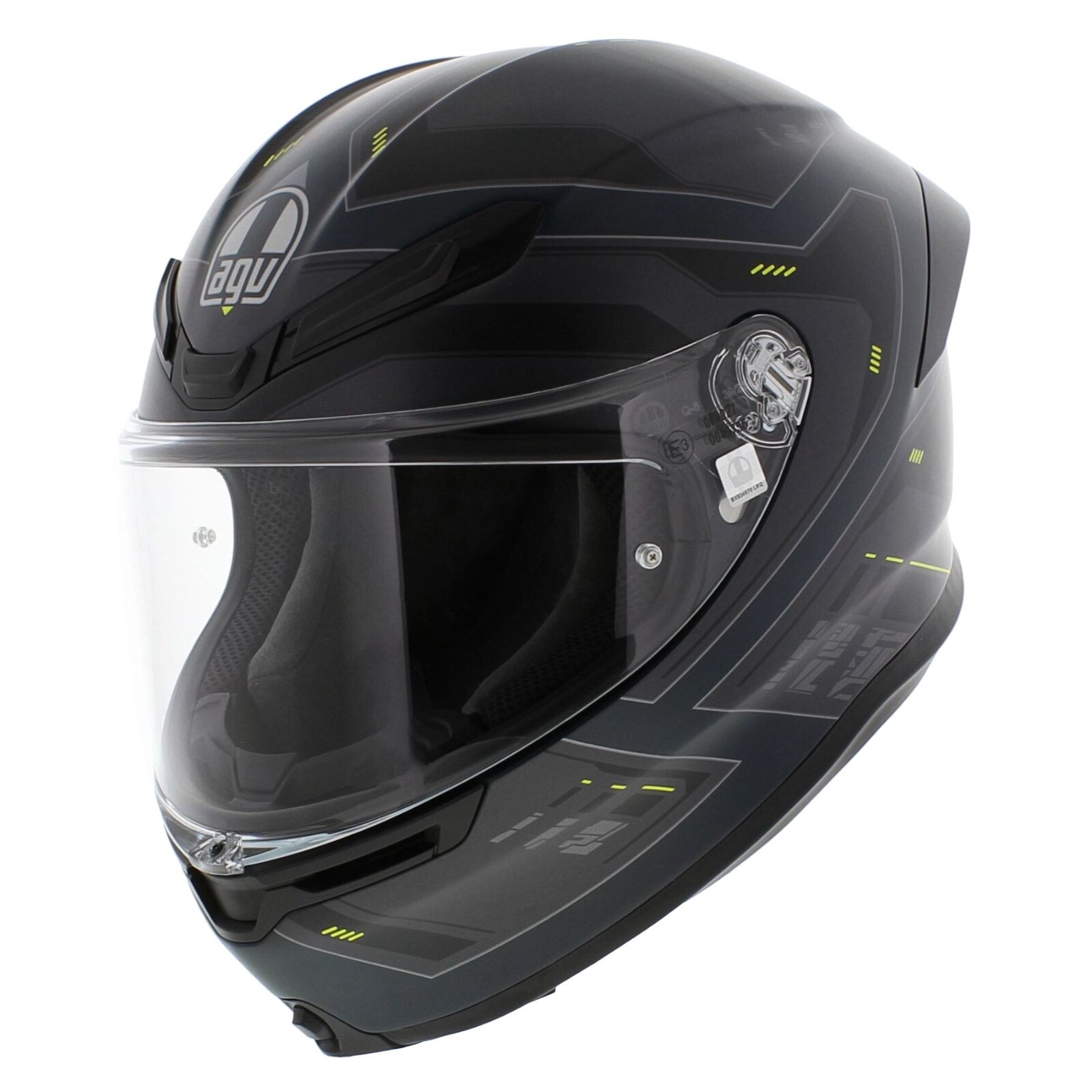 Agv K6 S Enhance Matt Black Grey, Full Face Motorcycle Helmet, New E2206!