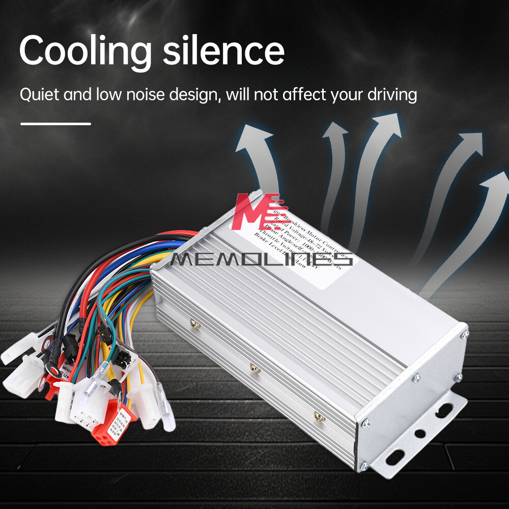 48V60V64V72V 1000W 1500W DC Motor Speed Control Dual-Mode Brushless Controller