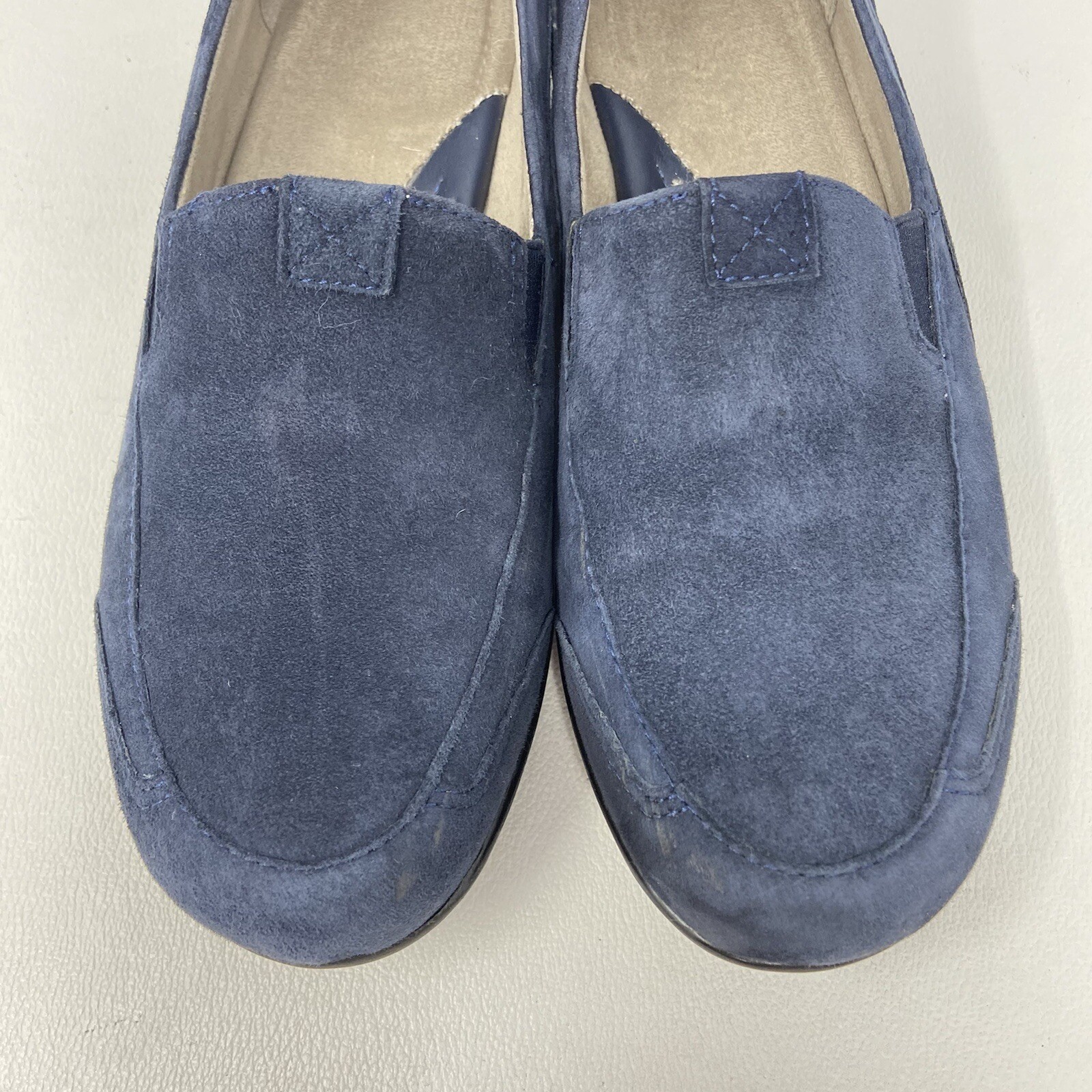 Naturalizer Channing Suede Slip On Loafers, Women's Size 7.5M, Navy