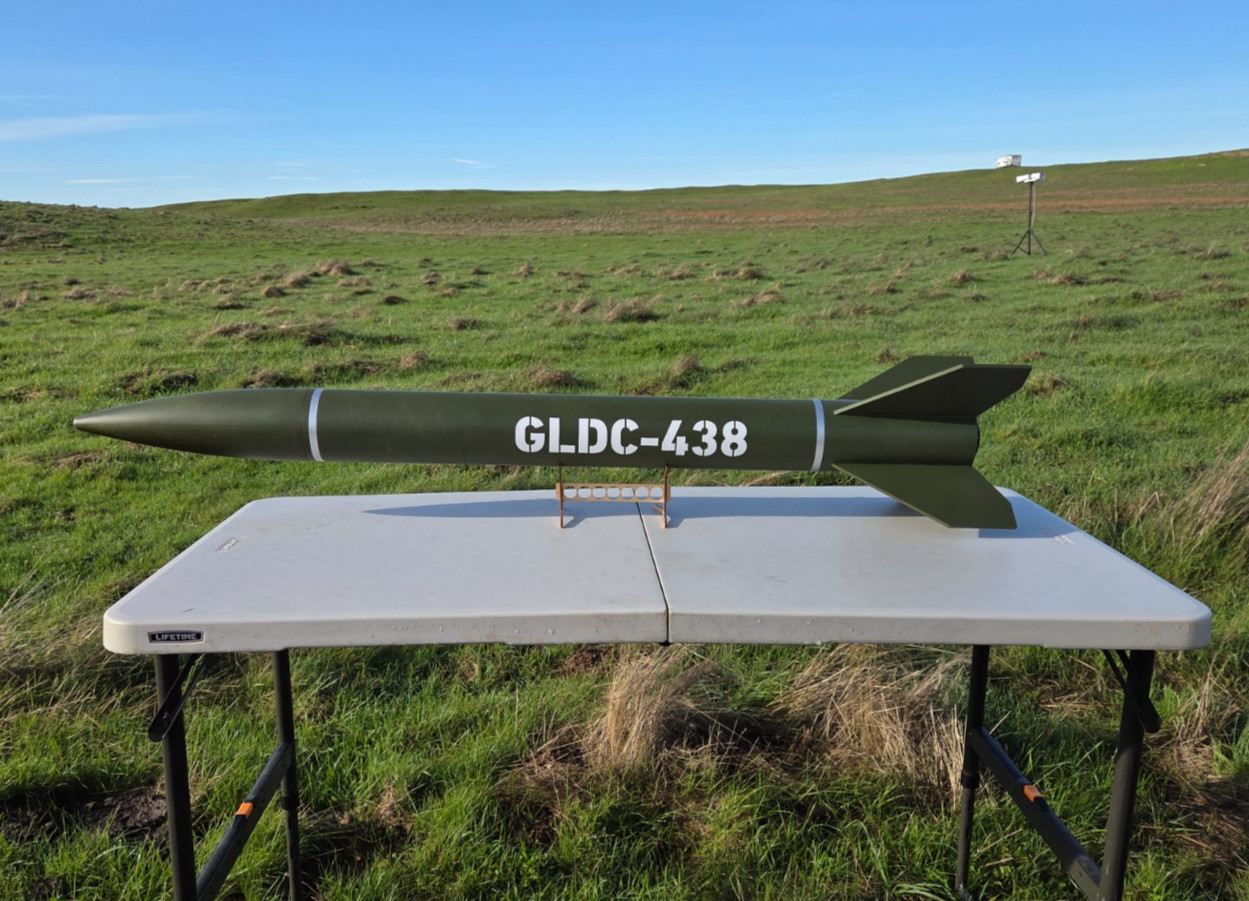 GLDC-438 Model Rocket Kit - 4" dia. 38mm motor mount. 50" Tall! Level One+