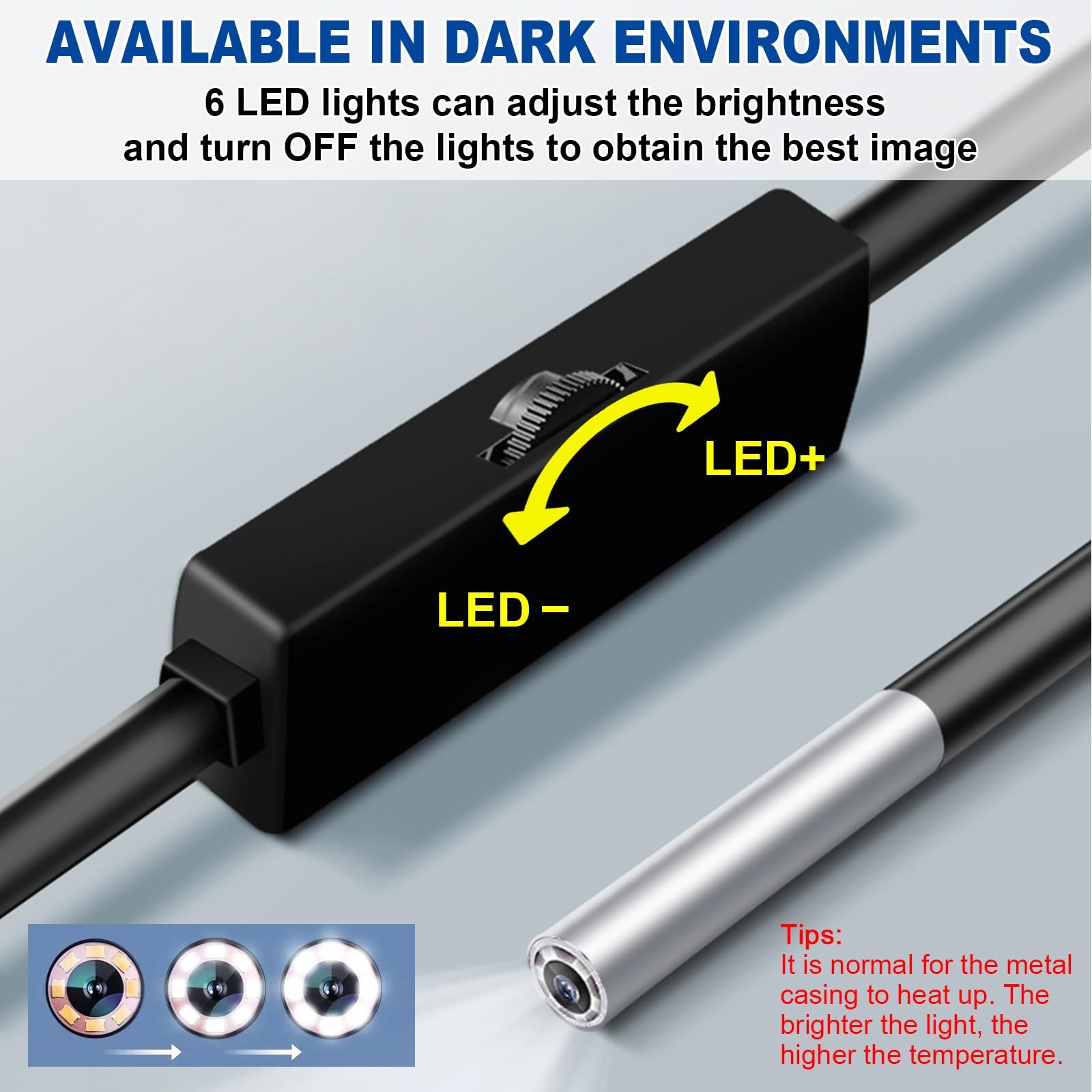 3.9mm Small Hole Borescope, Aperture Endoscope Camera - Suitable for. 20...