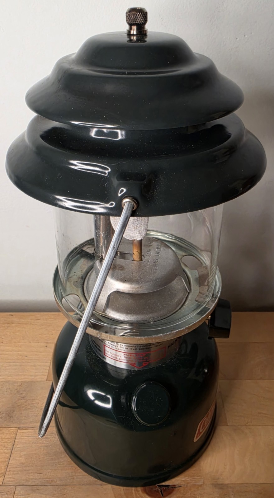 Coleman 288 Lantern with Box and Manual 288A700G Mint Condition Dated 8/89