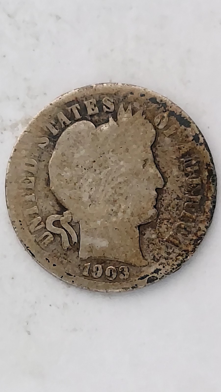 1903-P United States Barber Head Dime