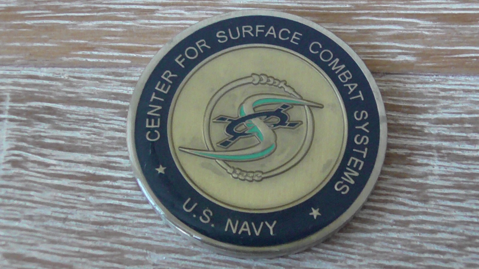 USN Center For Surface Combat Systems Challenge Coin #786Y