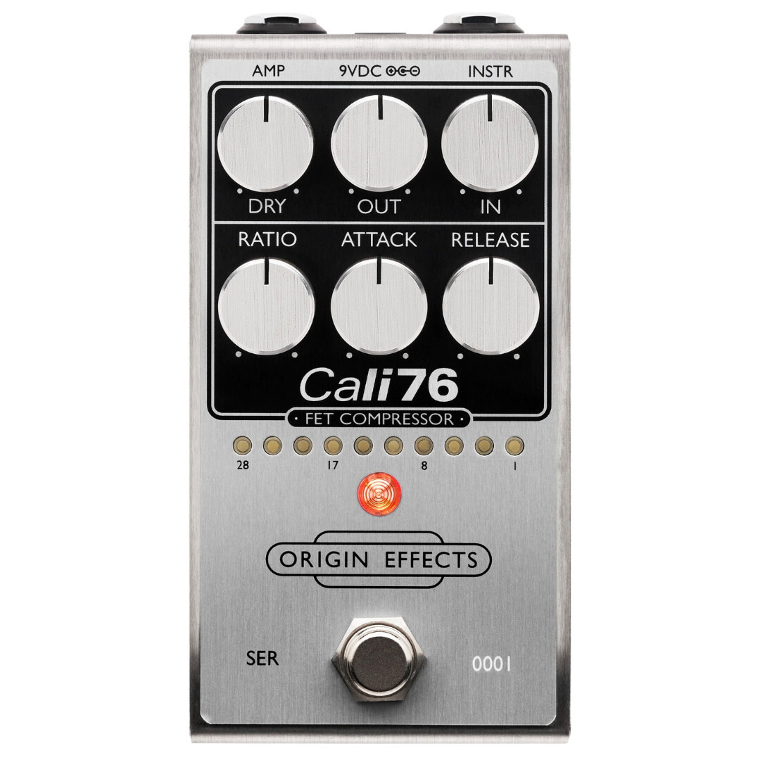 Origin Effects Cali76 FET Compressor Effects Pedal, Silver