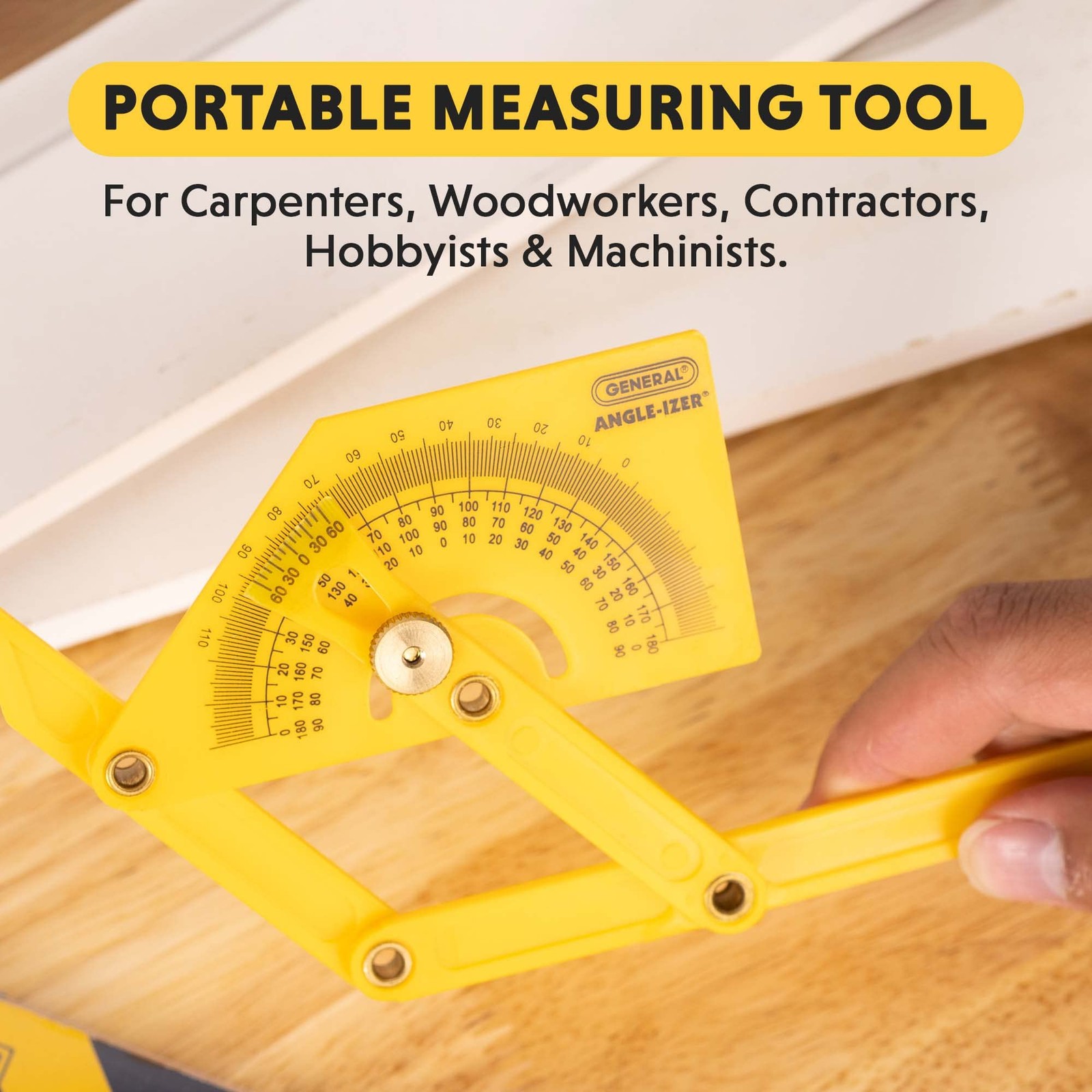 29 Plastic Protractor and Angle Finder, Outside, Inside, Sloped Angles, 0° to...