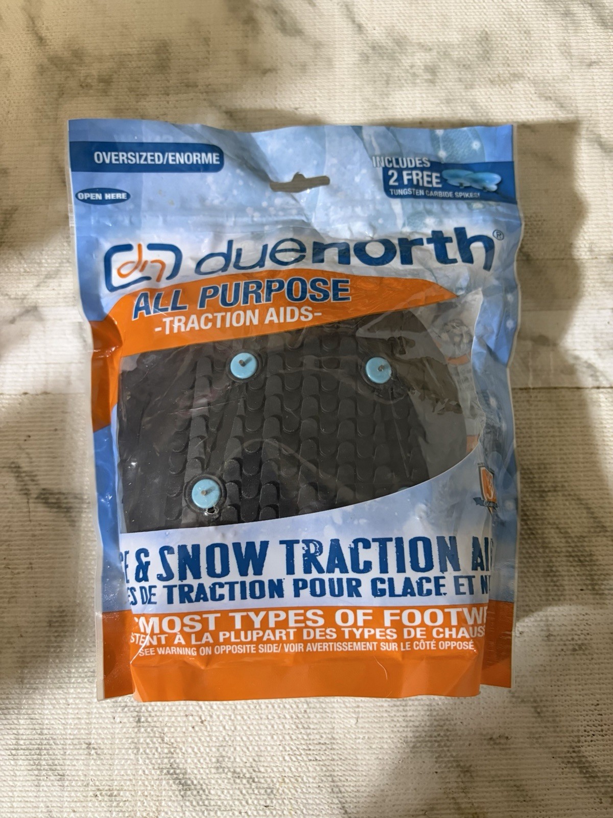 DUENORTH Due North All Purpose Traction Aids Snow and Ice OVERSIZED New