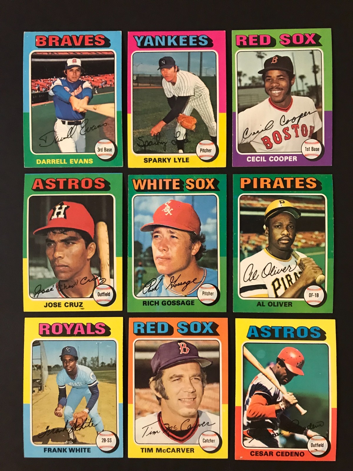 1975 Topps Baseball - #s 441 - 660 - You Pick - NM - Buy 4 Get 50% Off!!