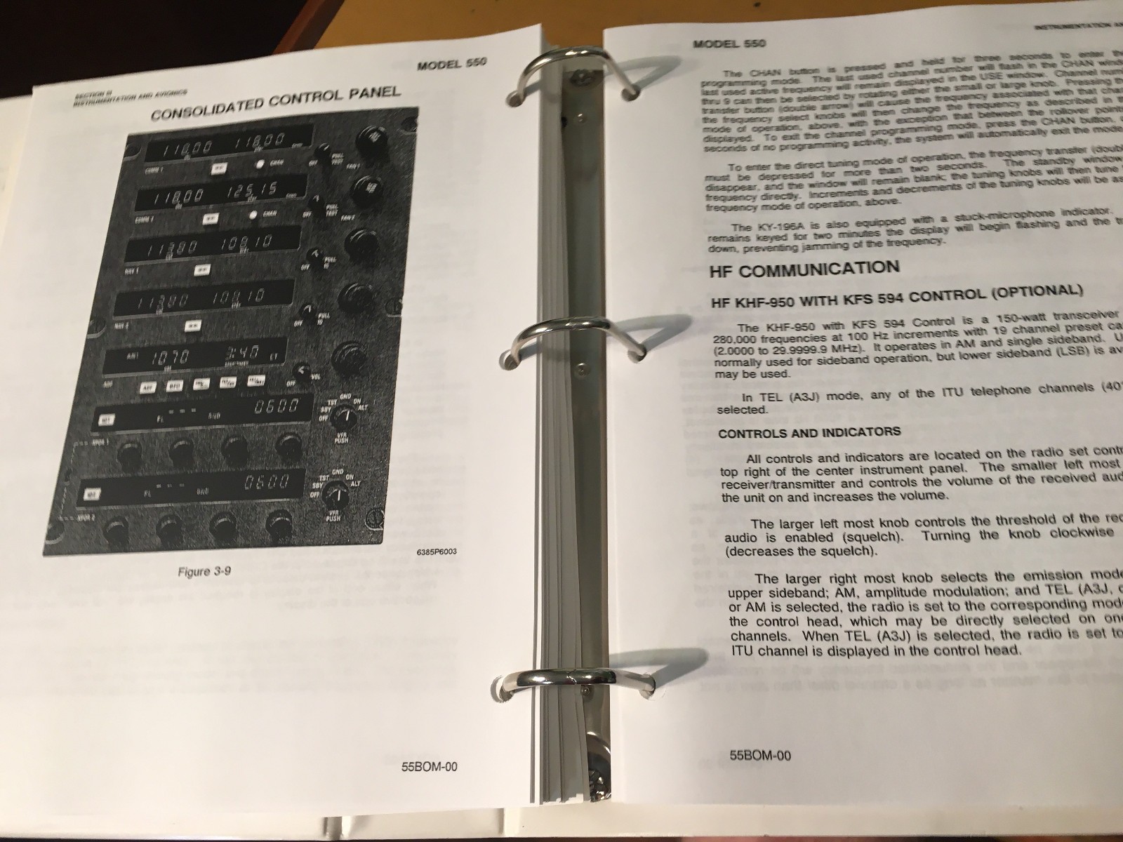 Citation Bravo, Model 550 Operating Manual