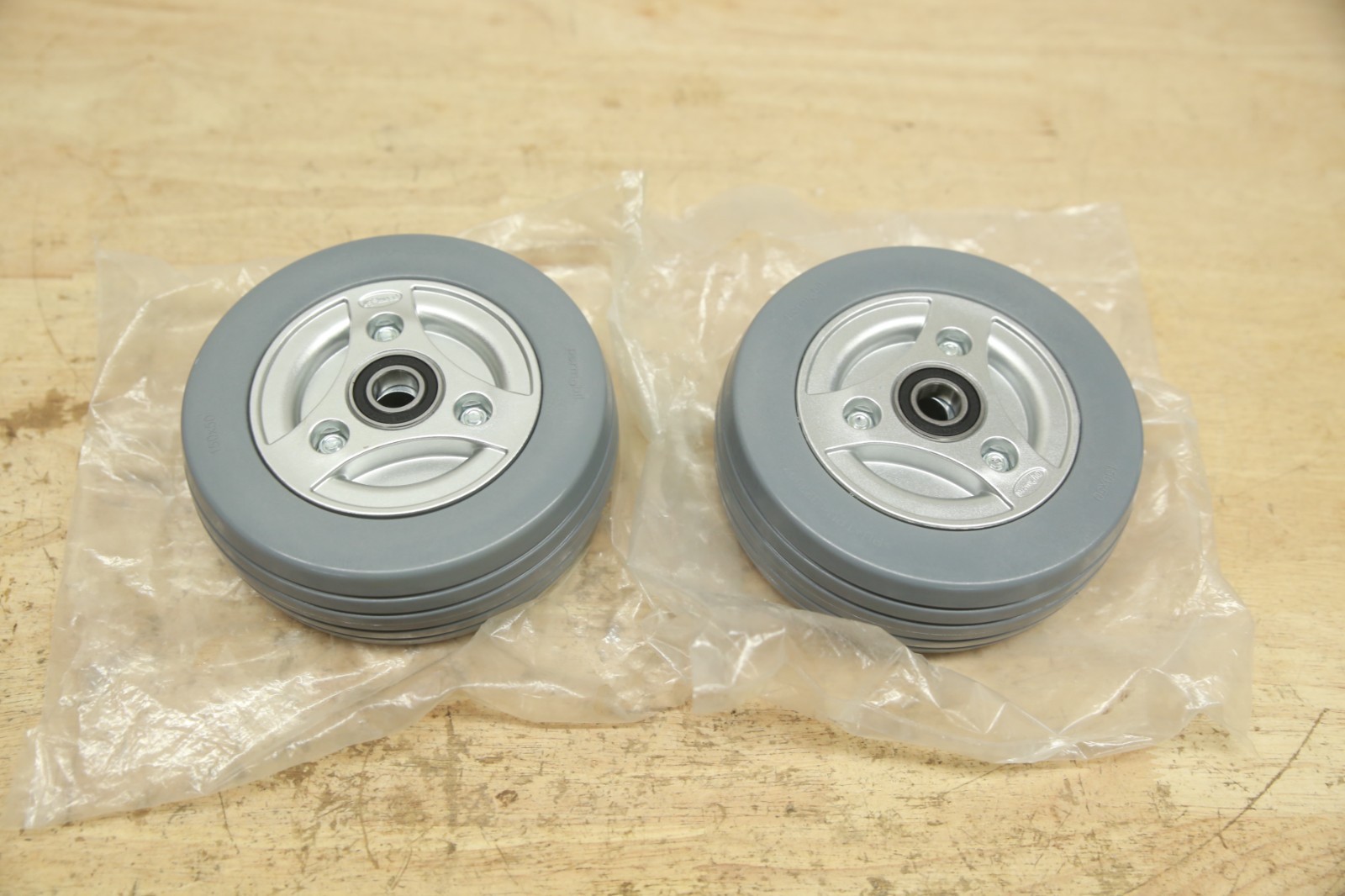 NEW PAIR 6" Caster Wheels Tires for Permobil M300 / M400 Power Chairs 1830337