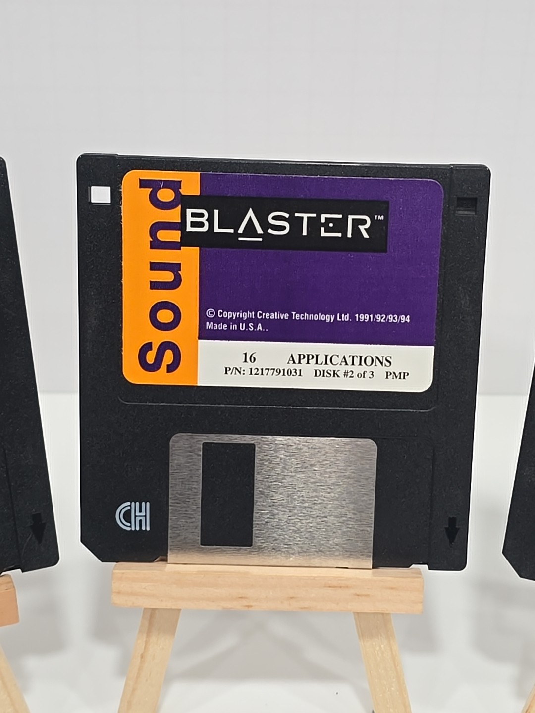 🕹 Vintage Creative Technology Sound Blaster 1994 Install Apps 3.5" Floppy Disks