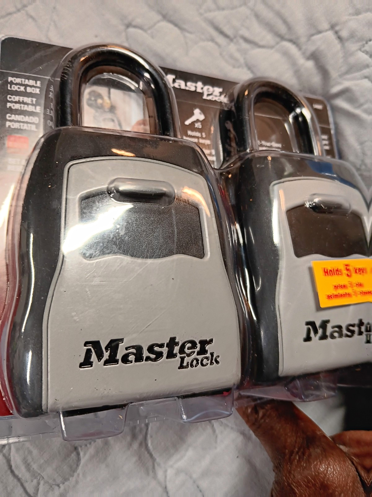 Master Lock 5400T Portable Combination Key Lock Box Weather-Resistant 2-Pack