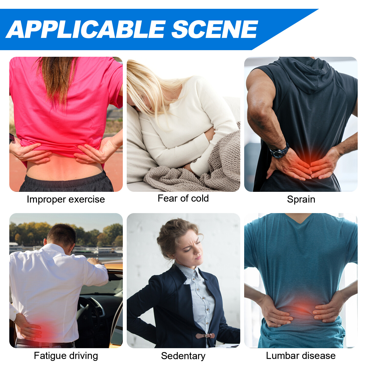 Self Heating Magnetic Back Support Lower Lumbar Brace Adjust Belt Pain Relief