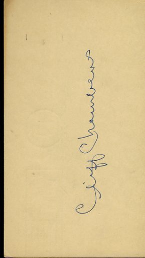 Cliff Chambers D.12 Signed Jsa Cert Sticker 1948 Fdc Authentic Autograph