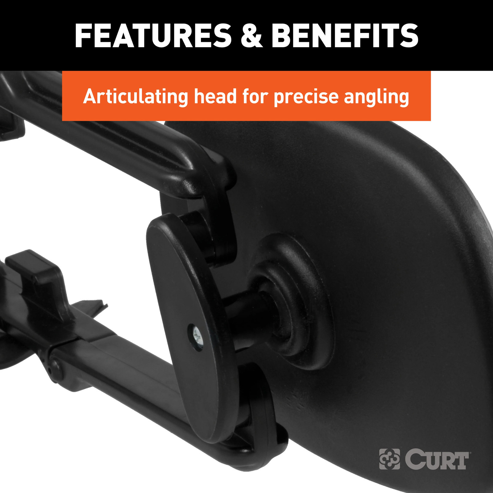 CURT Extended View Tow Mirror Side Mirror Attachment - 20002