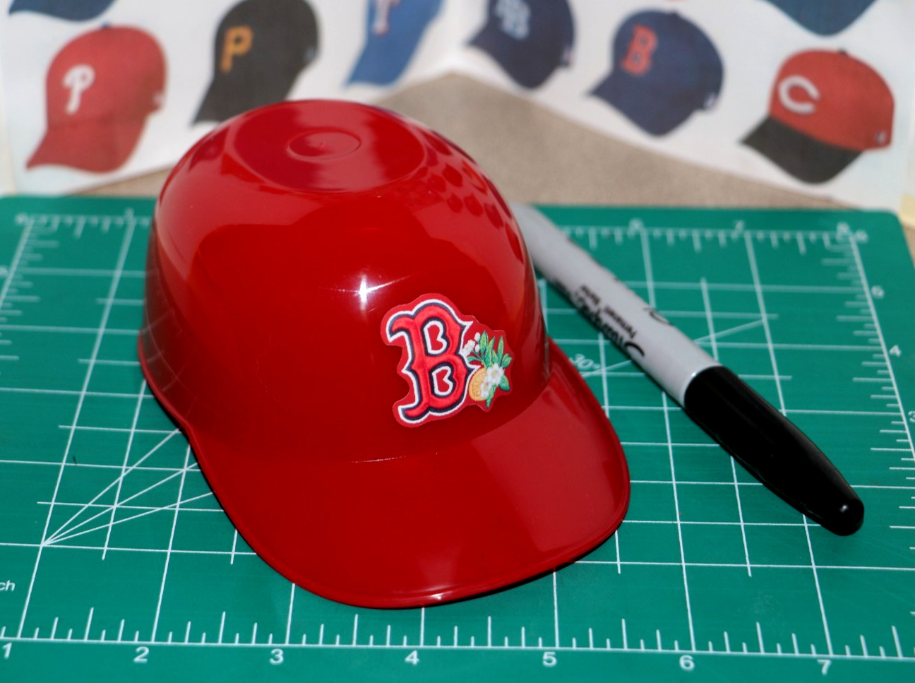 2026 Red Sox Spring Training *CUSTOM* Stadium Baseball Ice Cream Helmet Sundae