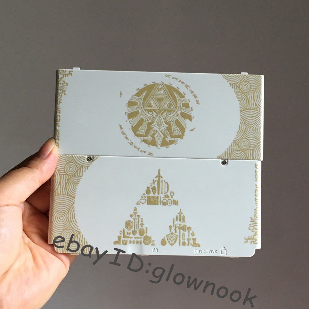 The Legend of Zelda White Gold Triforce Nintendo New 3DS Replacement Cover Shell
