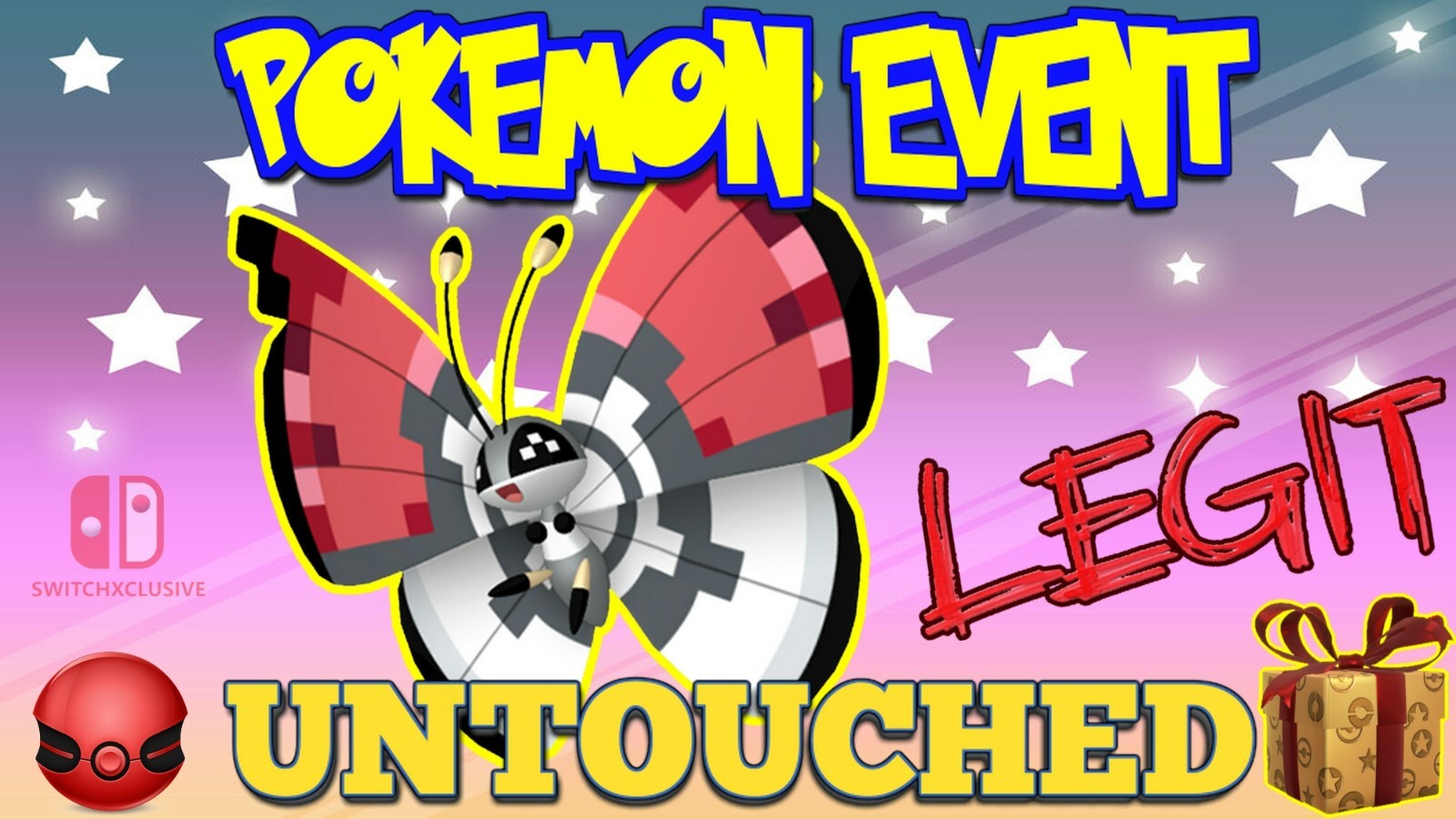 ✨VIVILLON POKE BALL FORME✨POKEMON HOME TRANSFER🚀