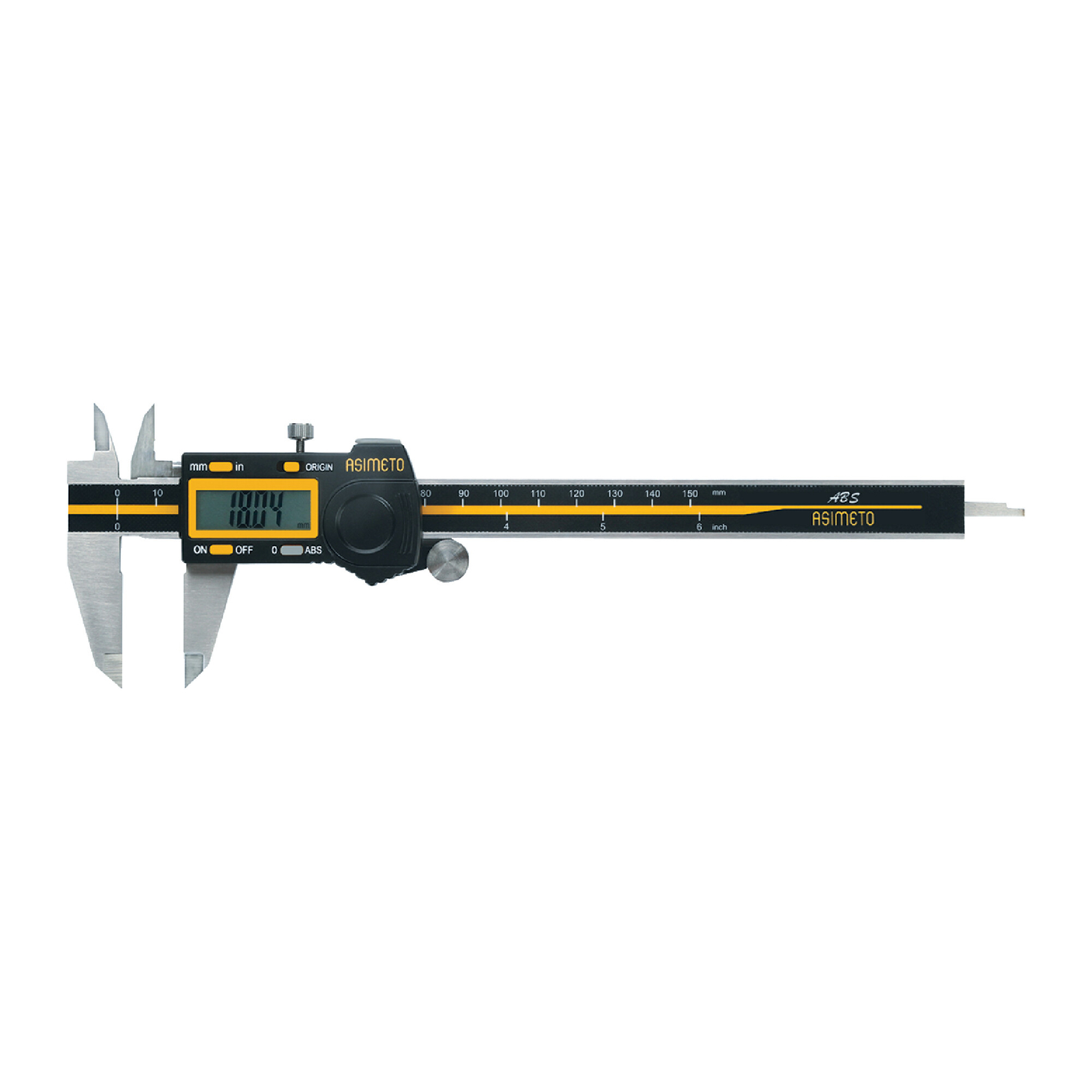 Asimeto 307-56-3 6" Calibrated Absolute Digital Caliper