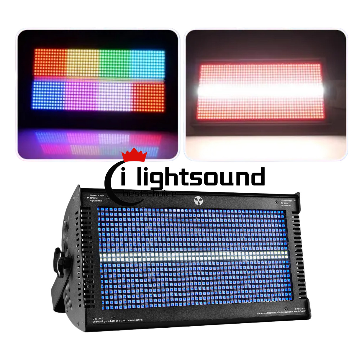 US dj effect light 1000W pixel panel strobe light RGBW Color led flash lighting